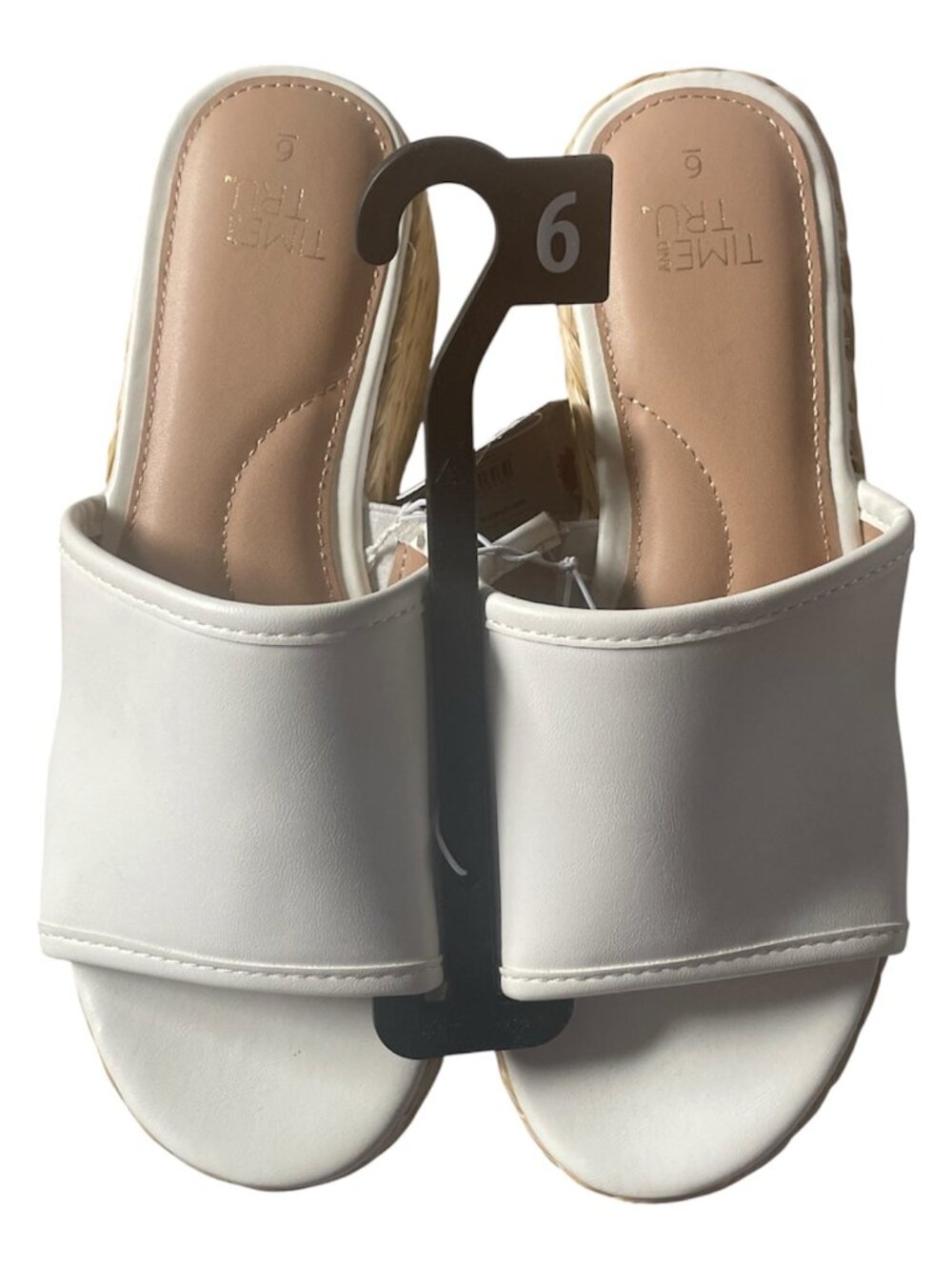 Women's PLTFM Slide Sandle, Time and Tru, 6, NWT